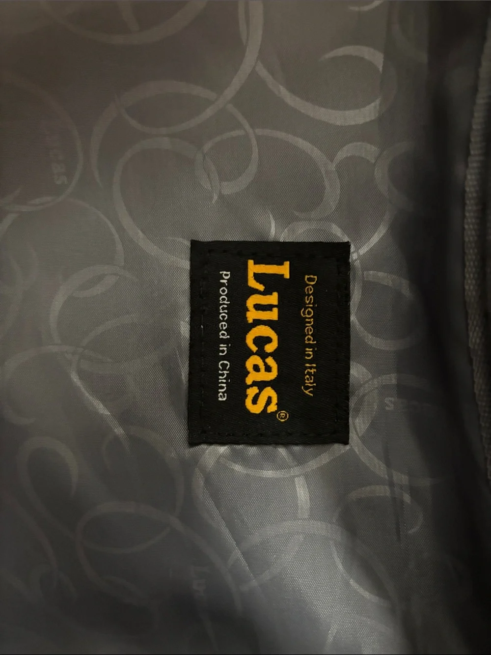 Lucas Black Duffel Bag with Yellow Trim for Men